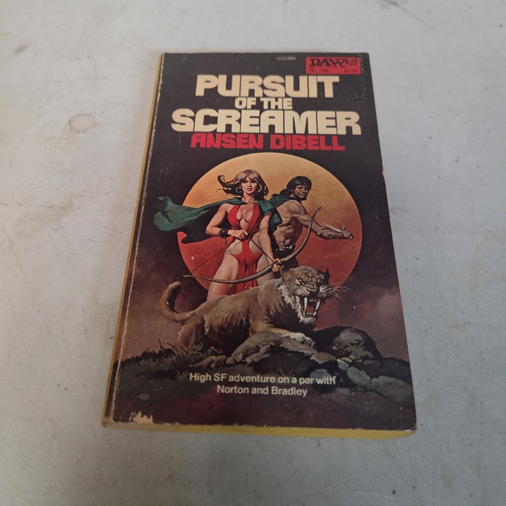 Pursuit of the Screamer Ansen Dibell DAW Paperback First Print 1978 Vintage Book